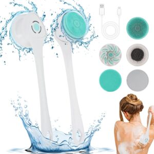 Electric body exfoliating brush