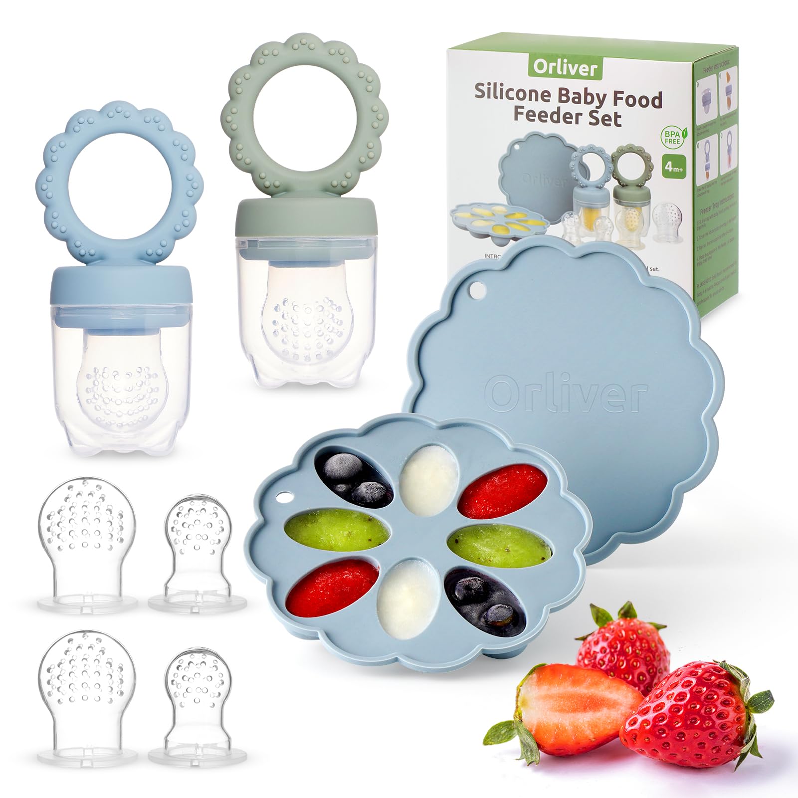 Baby Fruit Feeder & Breastmilk Popsicle Mold